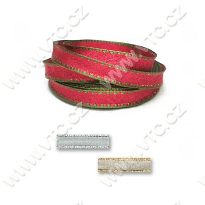 Decorative wired ribbon with MTP 15 mm