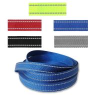 Popruh PES 20 mm s reflexními pásky
