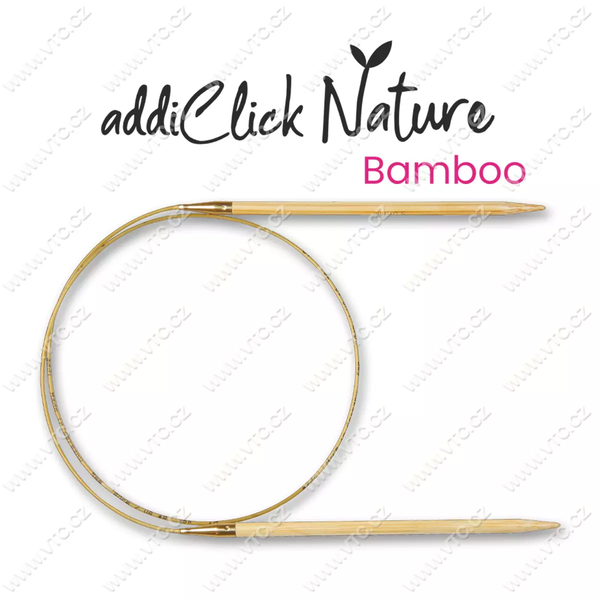 Rundstricknadel 7 mm addiNature BAMBOO 80 cm | VTC AG.