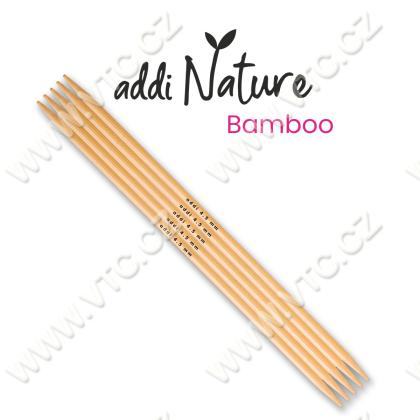 Jehlice ponožkové 2,5 mm addiNature BAMBOO 15 cm