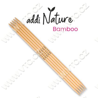 Double-pointed needles 4,5 mm addiNature BAMBOO 15 cm