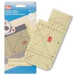 Ironing ruler, transparent 20x10cm