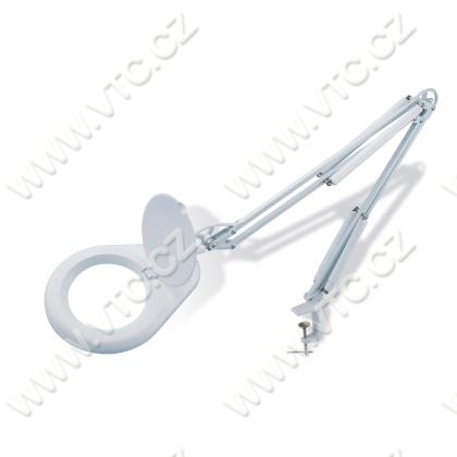 LED magnifying glass with lamp and clamp