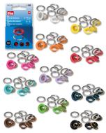 Eyelets 11 mm with washers COLOR