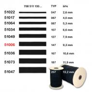 Standard elastic 9,2 mm black