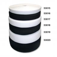 Elastic 20 mm white,black