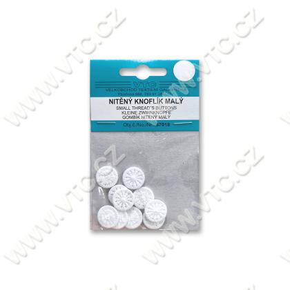 Thread buttons- small - card 10 pcs