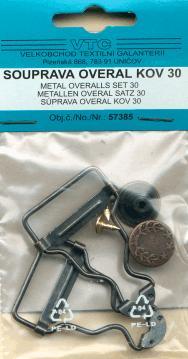 Metal overalls set 30mm-card