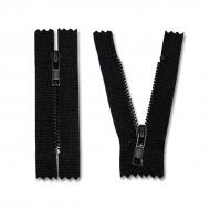 Brass black zippers P4 CE 6 cm