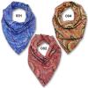 Cotton scarf 70x70 cm type Paisley printed #1