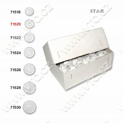 Zwirnknöpfe STAR 20 – 500 Stück/Box