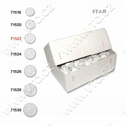 Nitěné knoflíky STAR 22 - sypané 500 ks