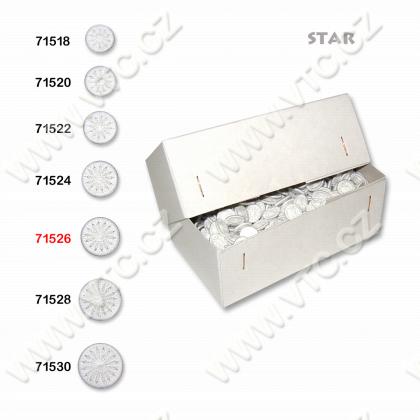 Niťové gombíky STAR 26 – sypané 500 ks