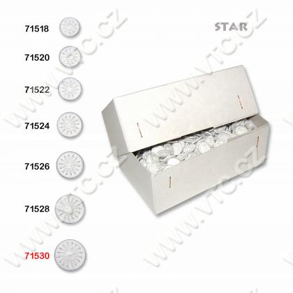 Thread buttons STAR 30 – 500 pcs/box