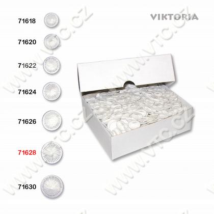 Nitěné knoflíky VIKTORIA 28 - sypané 1000 ks