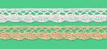Cotton bobbin lace - 20 mm