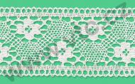 Cotton bobbin lace - 74 mm