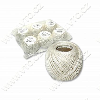 Flax twine Tex105x6 raw 33m