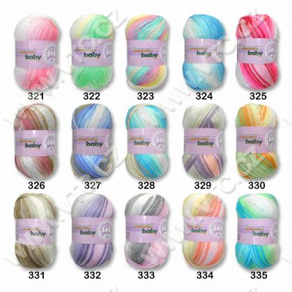 Příze SWEET BABY 5x100 g DOPRODEJ