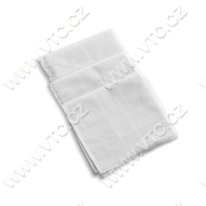 Ladies handkerchief white - 6pcs/pack