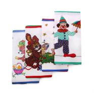 Childrens handkerchief, 6 pcs