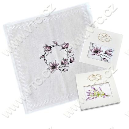 Ladies handkerchief Provence collection - 1 pc/box