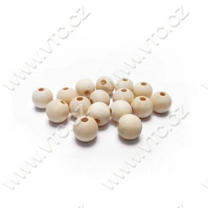 Wooden beads 16 mm 100g