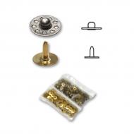 Trouser rivets Liberty - convex 100 pcs