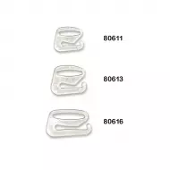 Silicone bra strap 15 mm plastic hooks