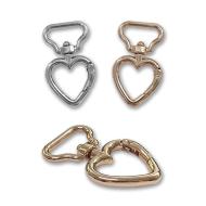 Swivel snap hook - eye 18 mm HEART