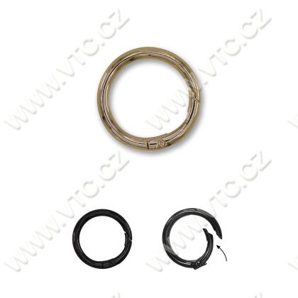Metallring - Rundkarabiner 20 mm