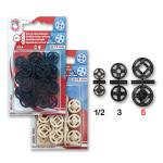 Snap fasteners MIA 5 color