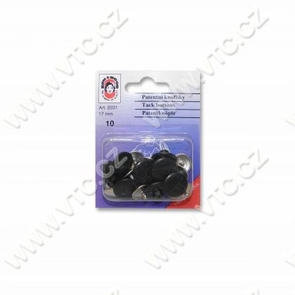 Jeans buttons SPORT 7 black nickel - card