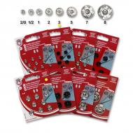 Snap fasteners KIN 3 nickel